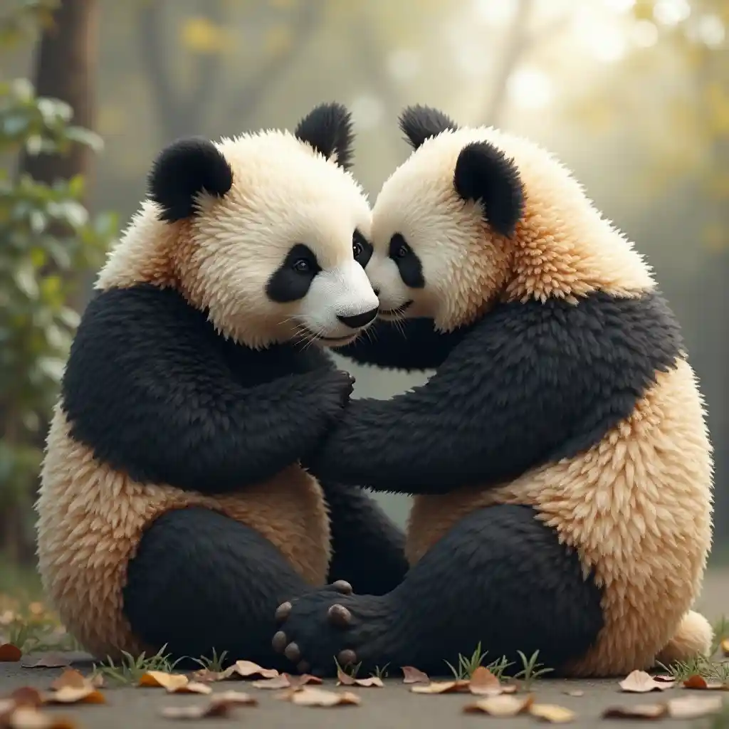Caring Panda