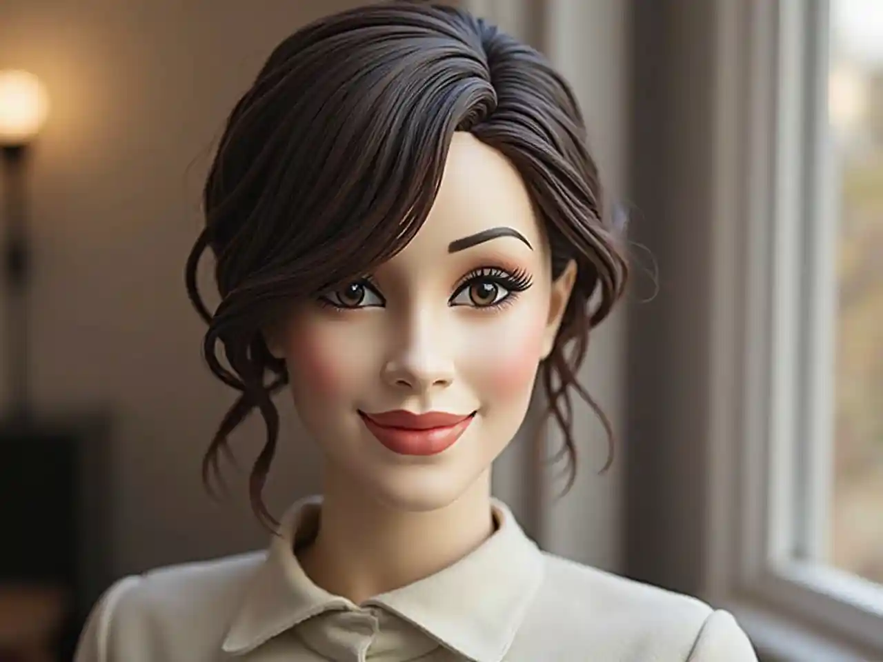 Mannequin huvudskärm