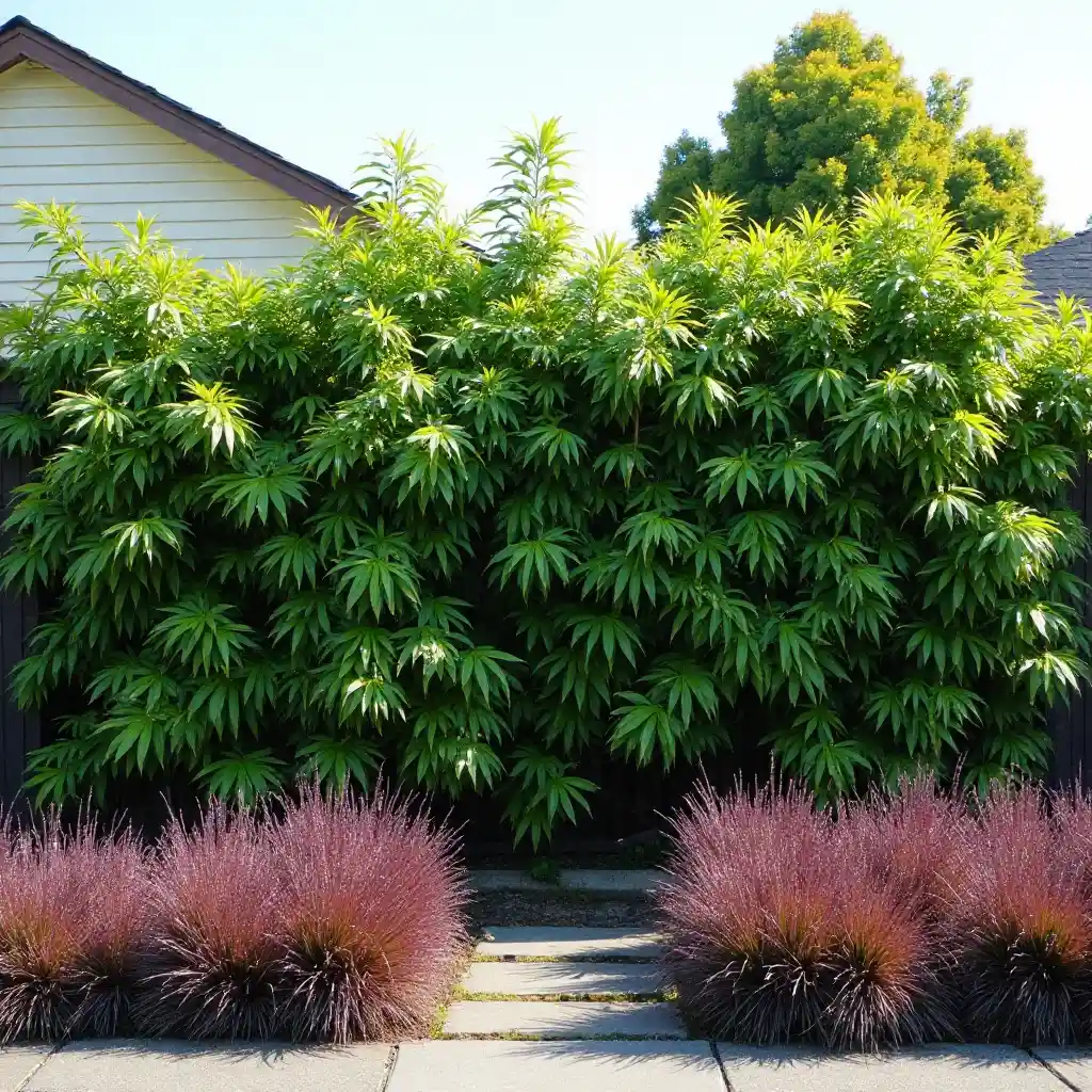 Bambu Bahçesi Sahnesi