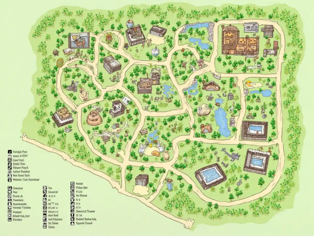 Zoo Map Guide