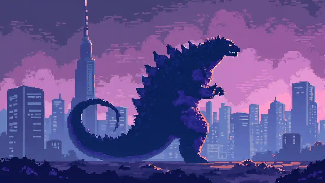 Pixel Godzilla