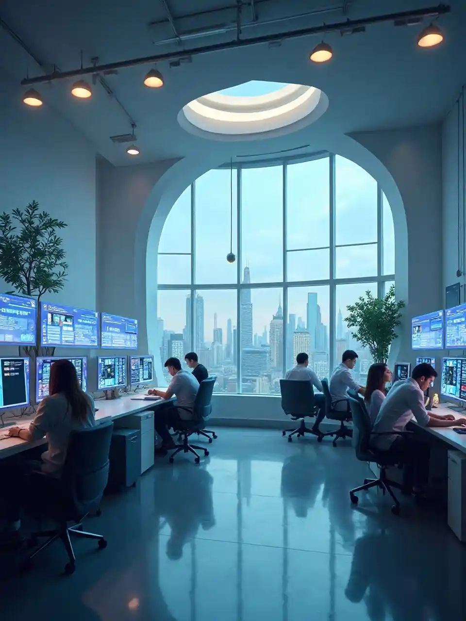 Environnement de travail moderne