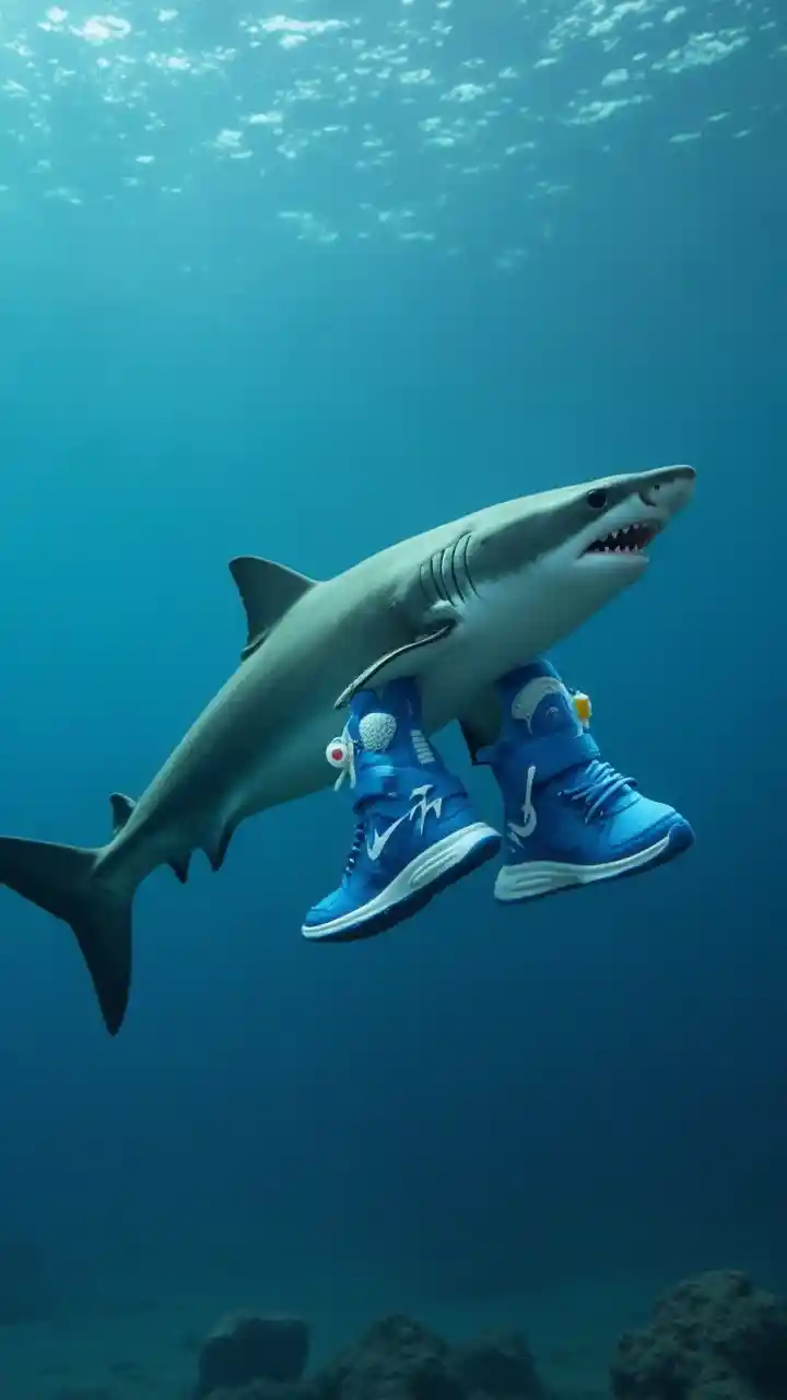 Tiburón en Sneakers