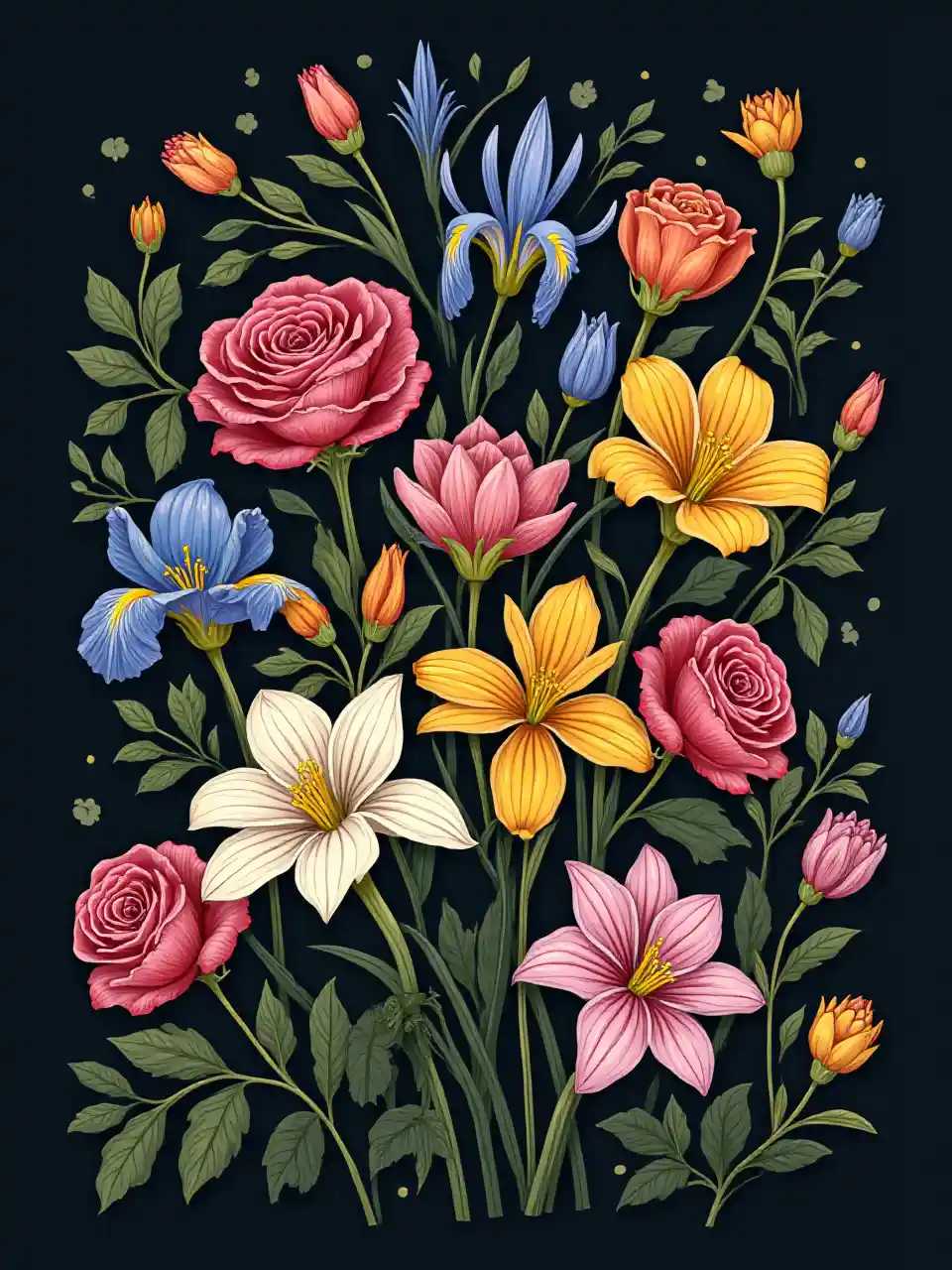 Rangi Nyingi za Maua