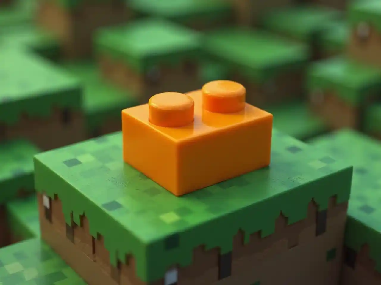 LEGO Minecraft Manzara