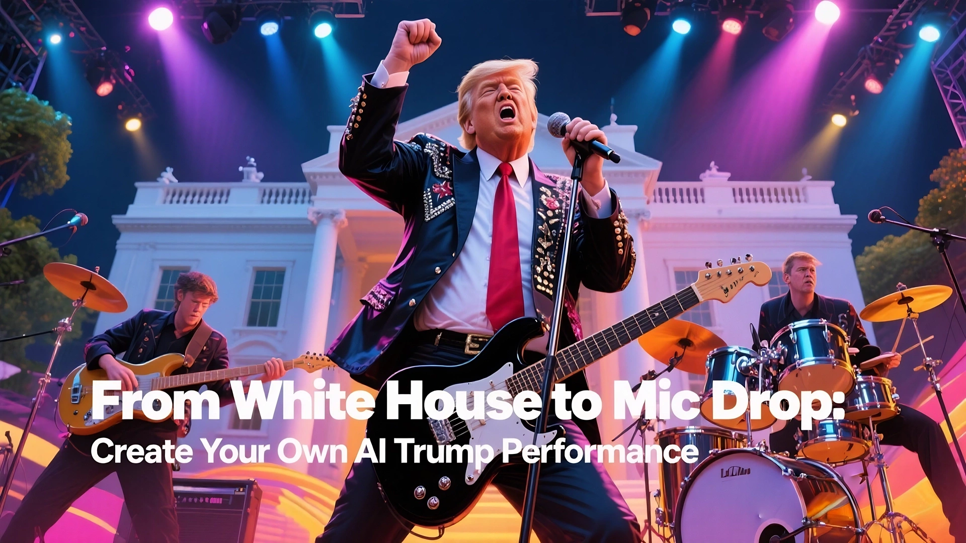 From White House to Mic Drop: Create Your Own AI Trump Performance