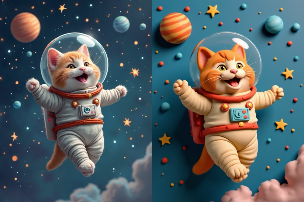 Flux Kontext Prompts for Claymation Style Transfer