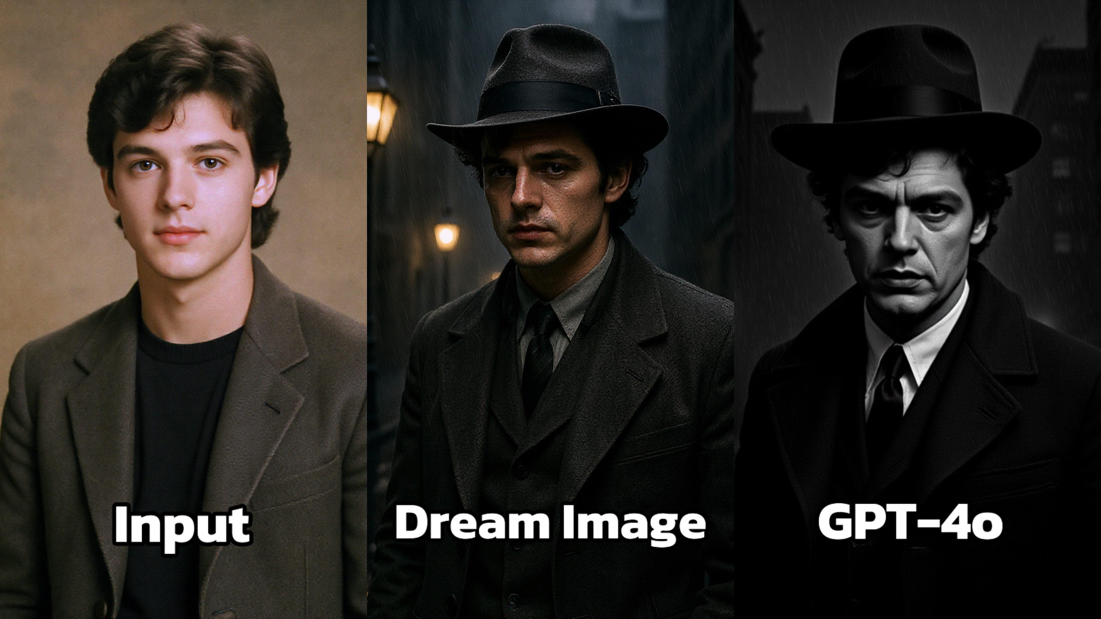 Cinematic Genre Prompts: Dream Image vs. GPT-4o