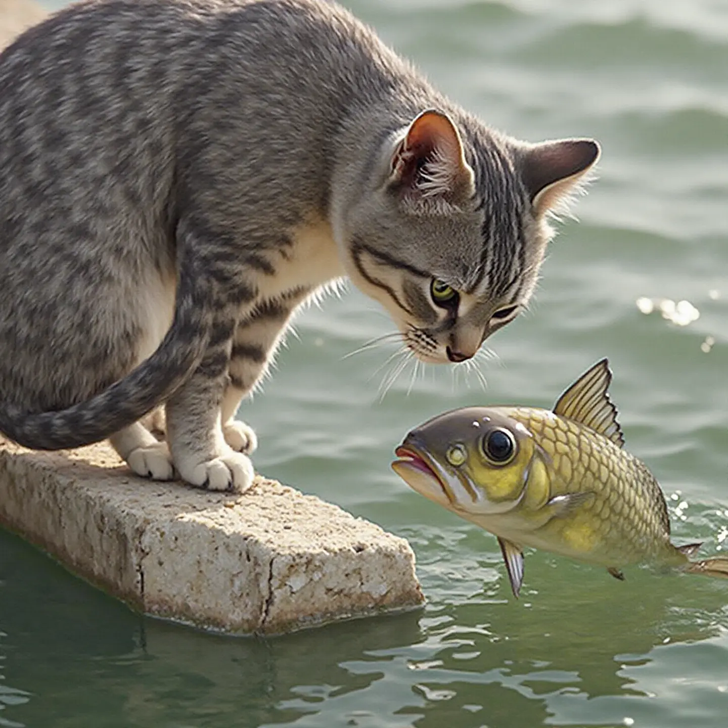 Cat and Fish