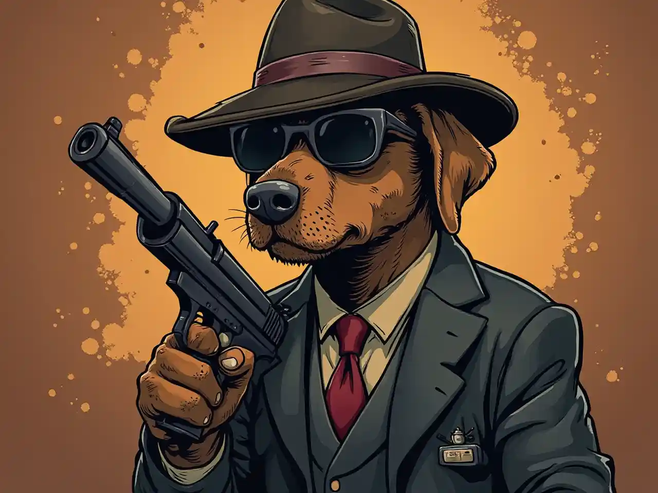 Mafia chó tác phẩm nghệ thuật