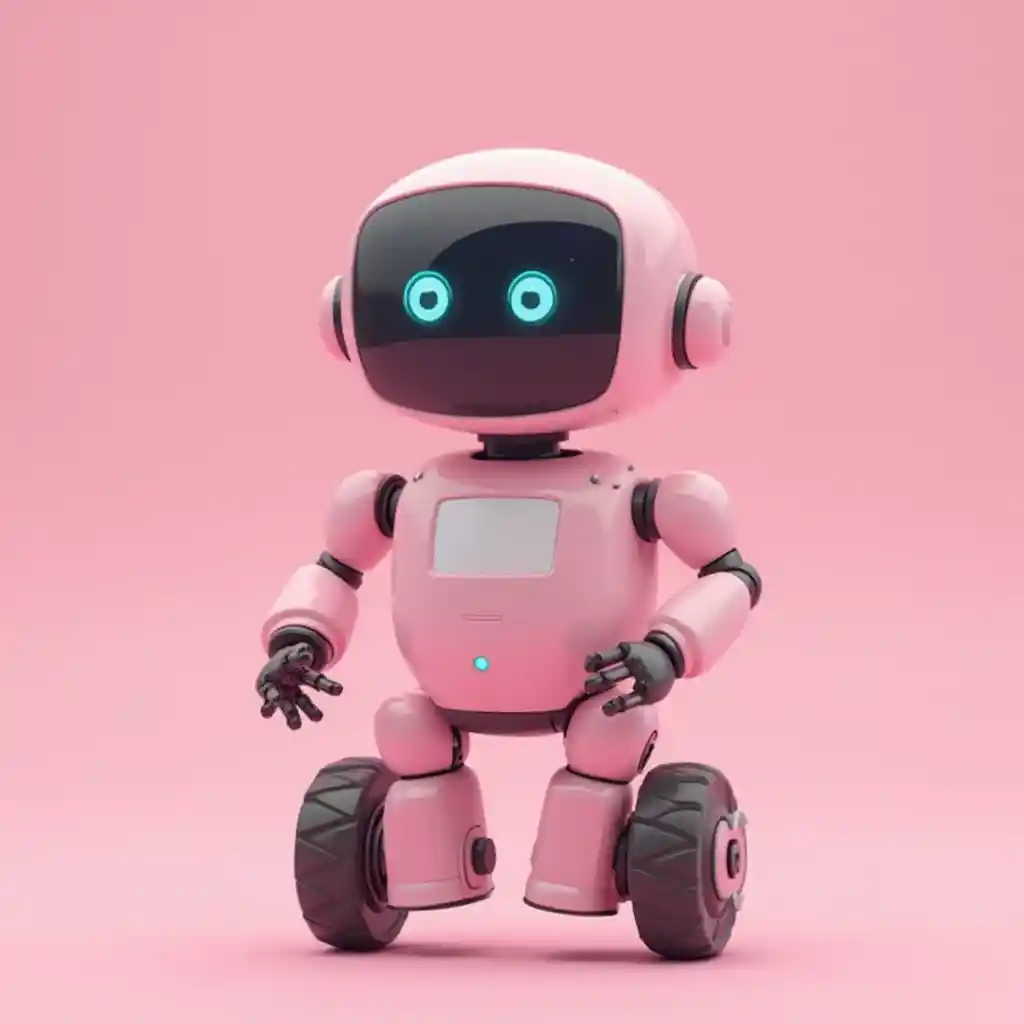 Розовый Робот Мини