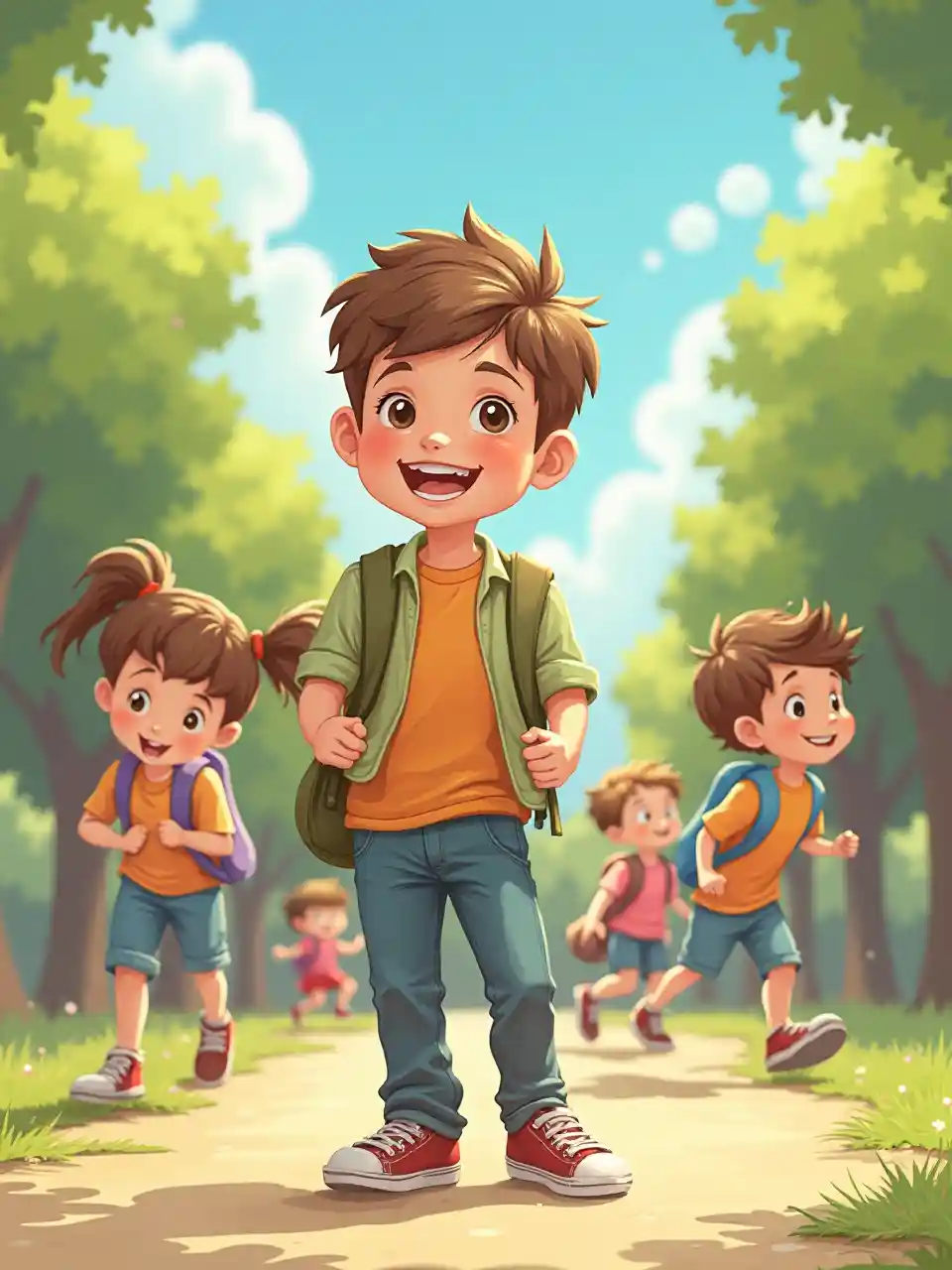 Улыбающийся мальчик