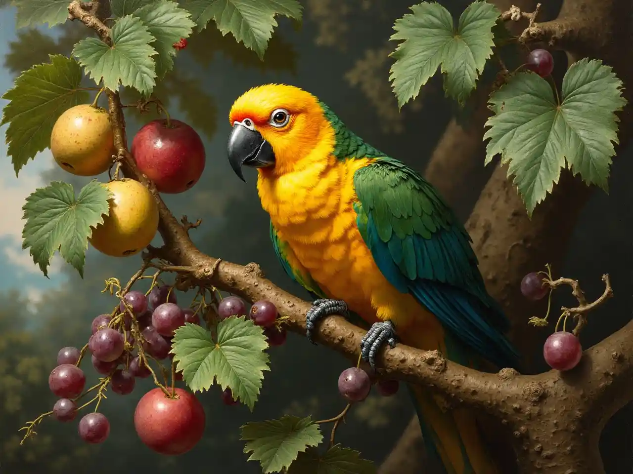 Amazon Papağanı Sahnesi