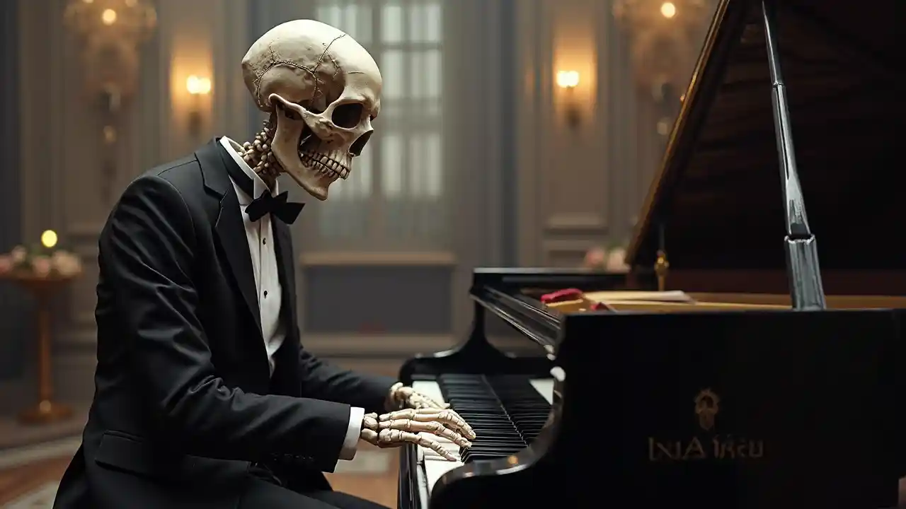 Bộ xương nghệ sĩ piano