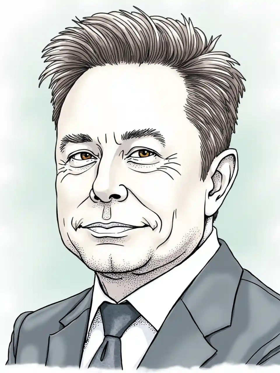 Elon Musk Karikatür