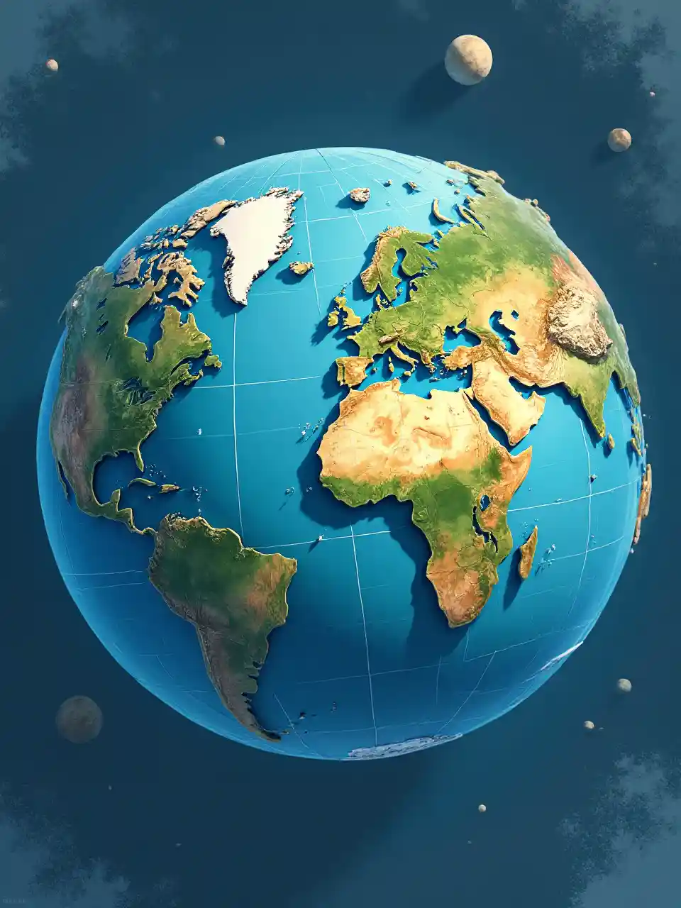 Ilustración de la Tierra