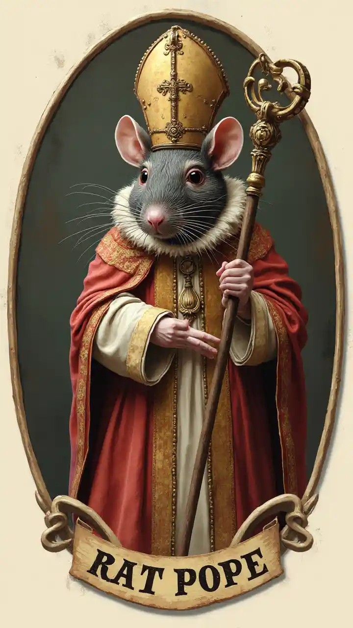 Rat Pope Artwork