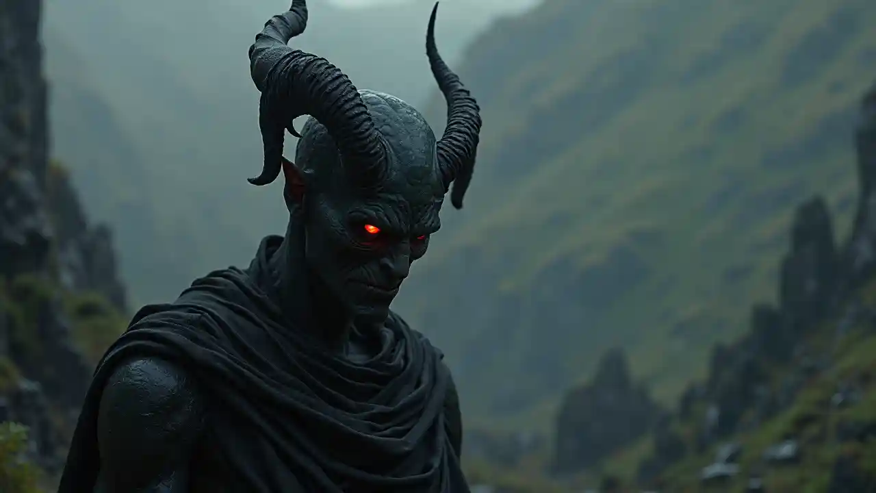 Porträt des Teufels