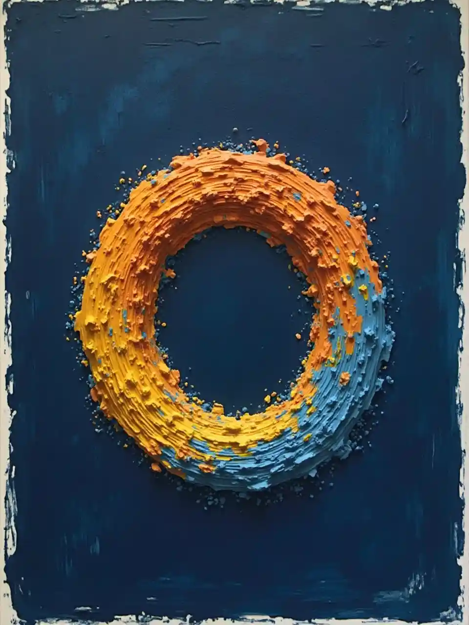 Färgstark abstrakt konst