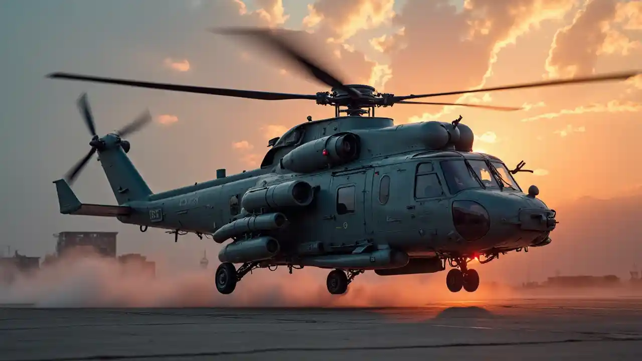 FLIR سے لیس ہیلی کاپٹر