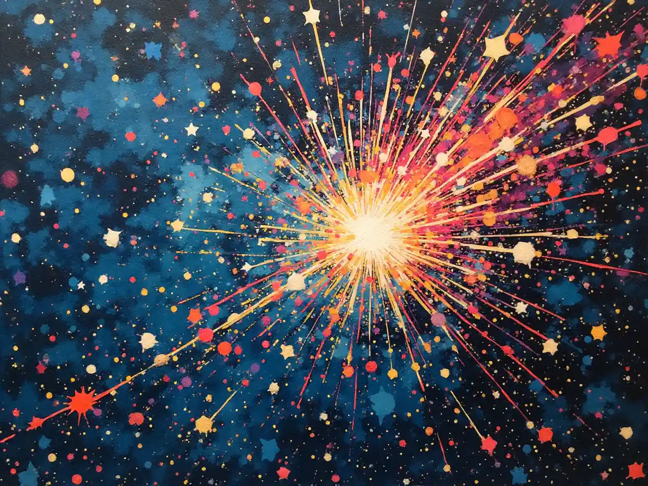 Brutalist Impasto Artwork