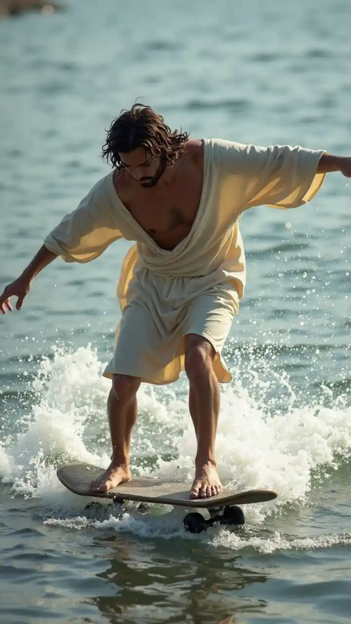 예수 스케이트 보드