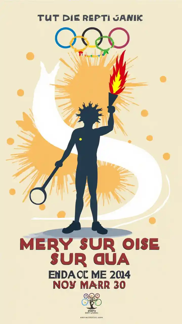 Olympic Torch Poster