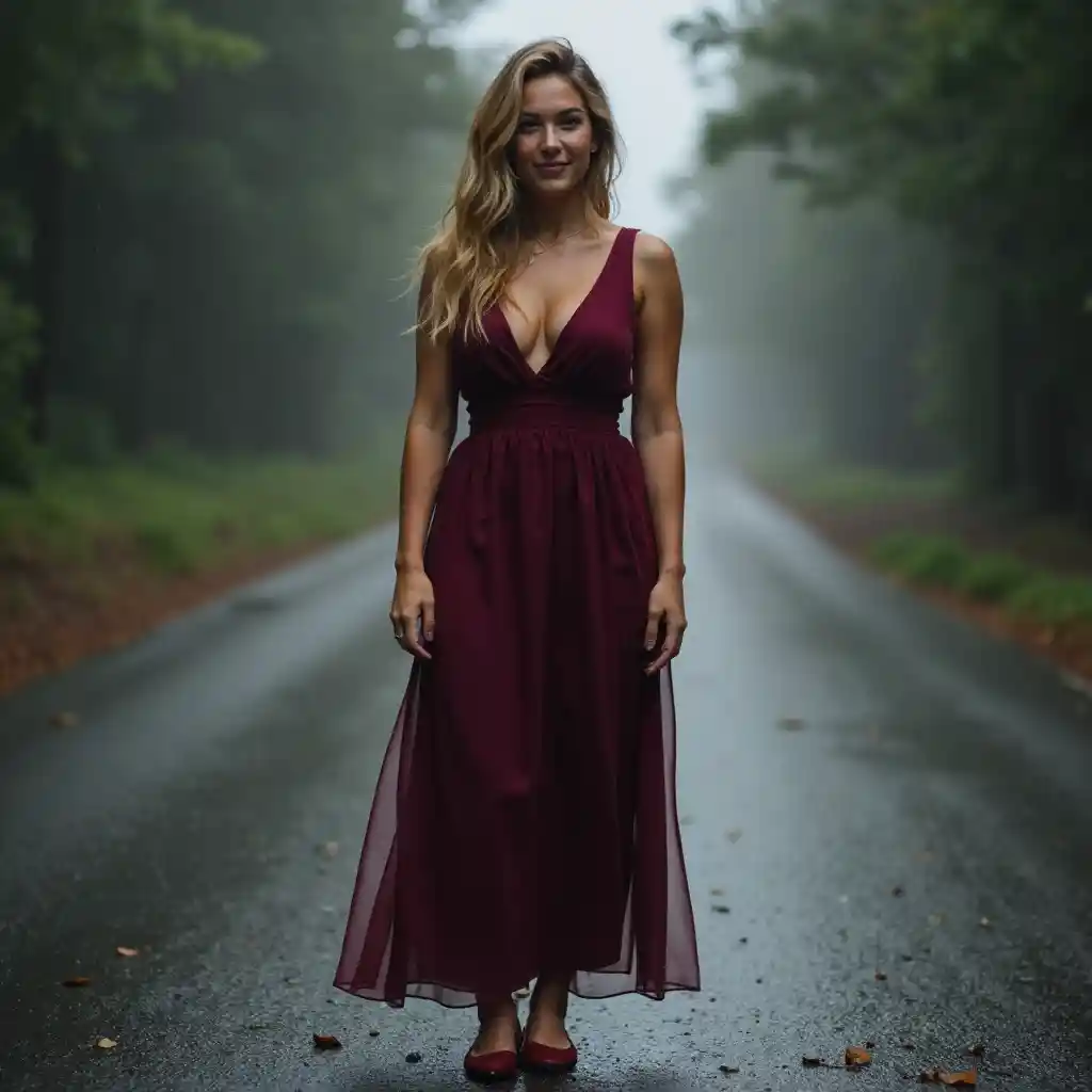 Con đường mưa người đàn bà