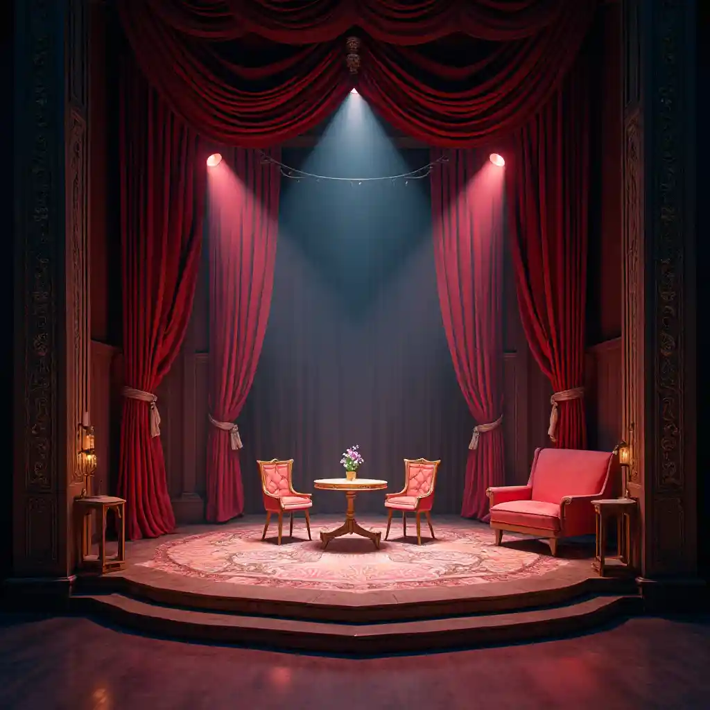 Projekty scenów kabaretowych