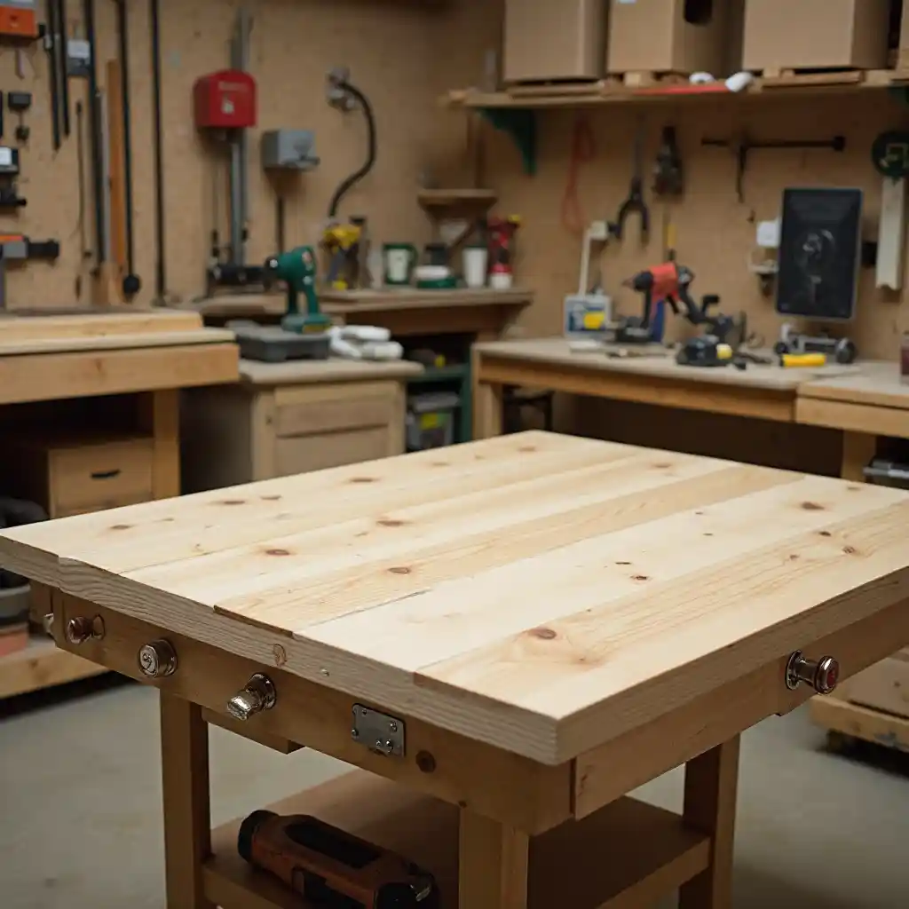 Meza ya Kufanyia Kazi Mbao