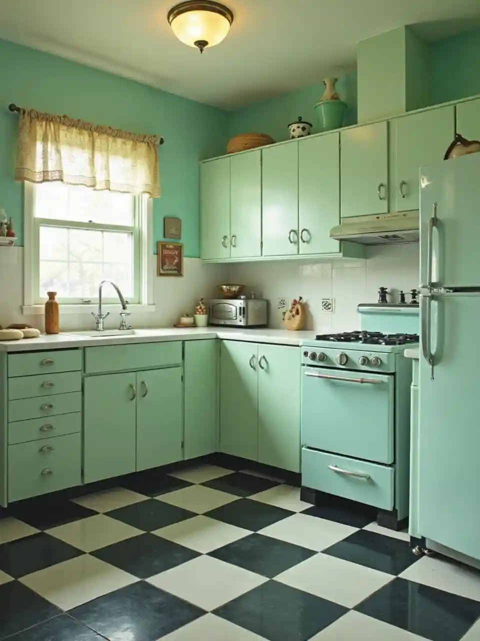 Retro kjøkken vibes