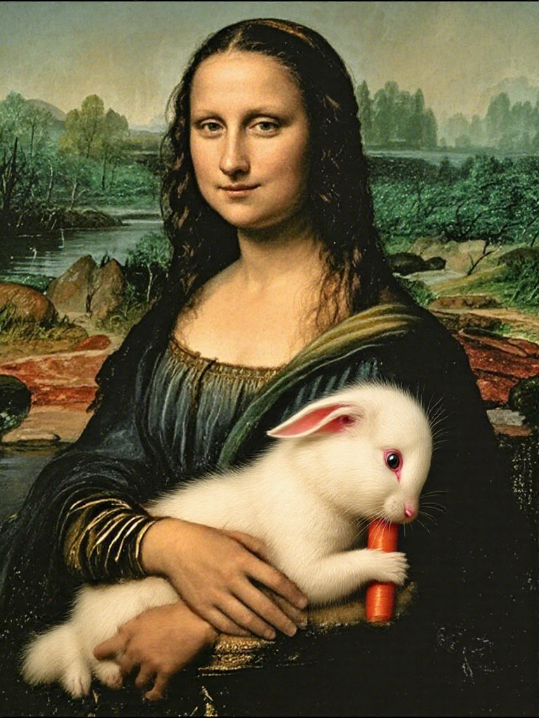 A Royal Pet in Mona Lisa