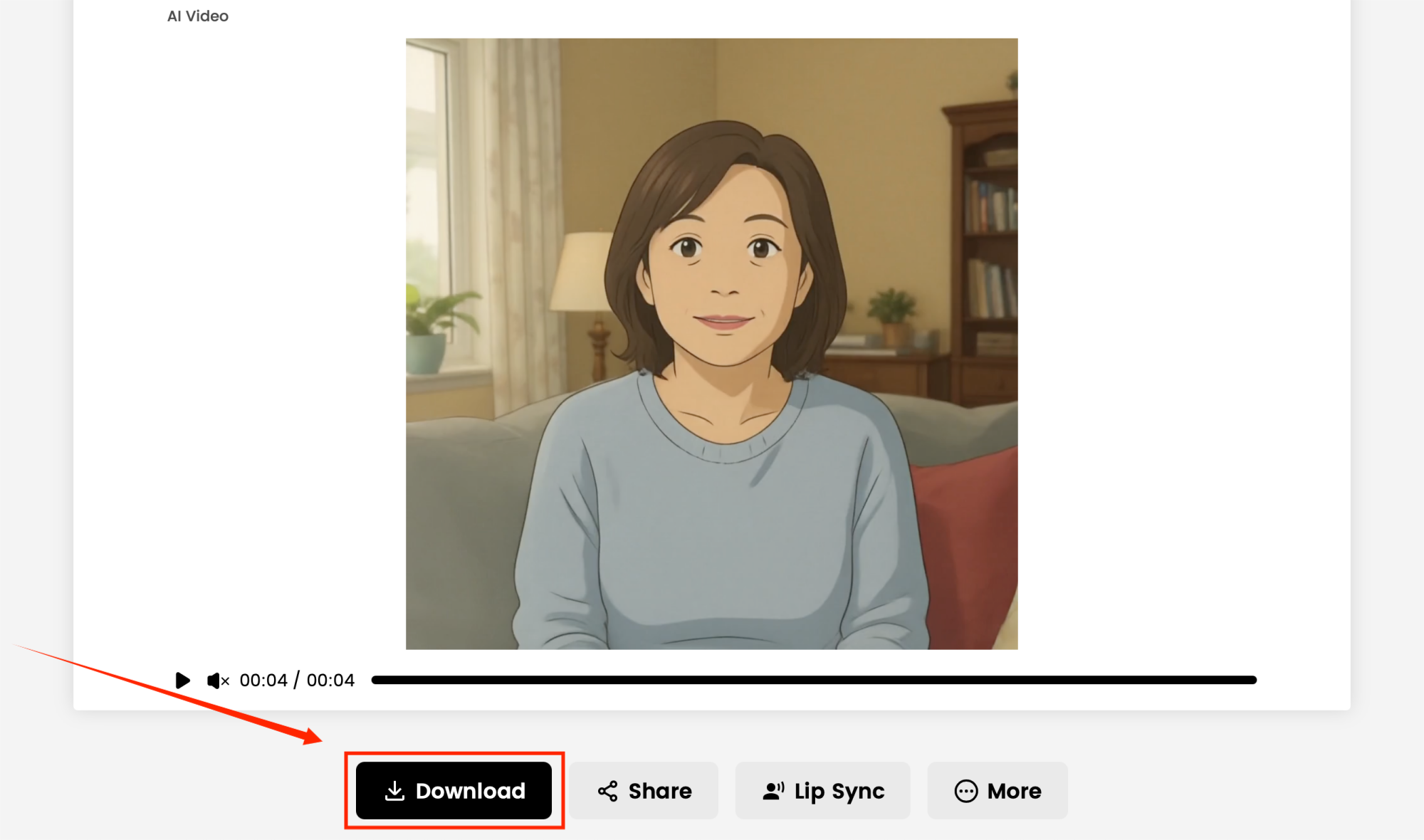 Generate & Share Your Video