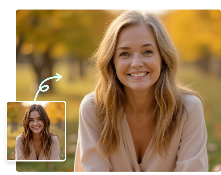 Realistic Aging Effect with AI Technology