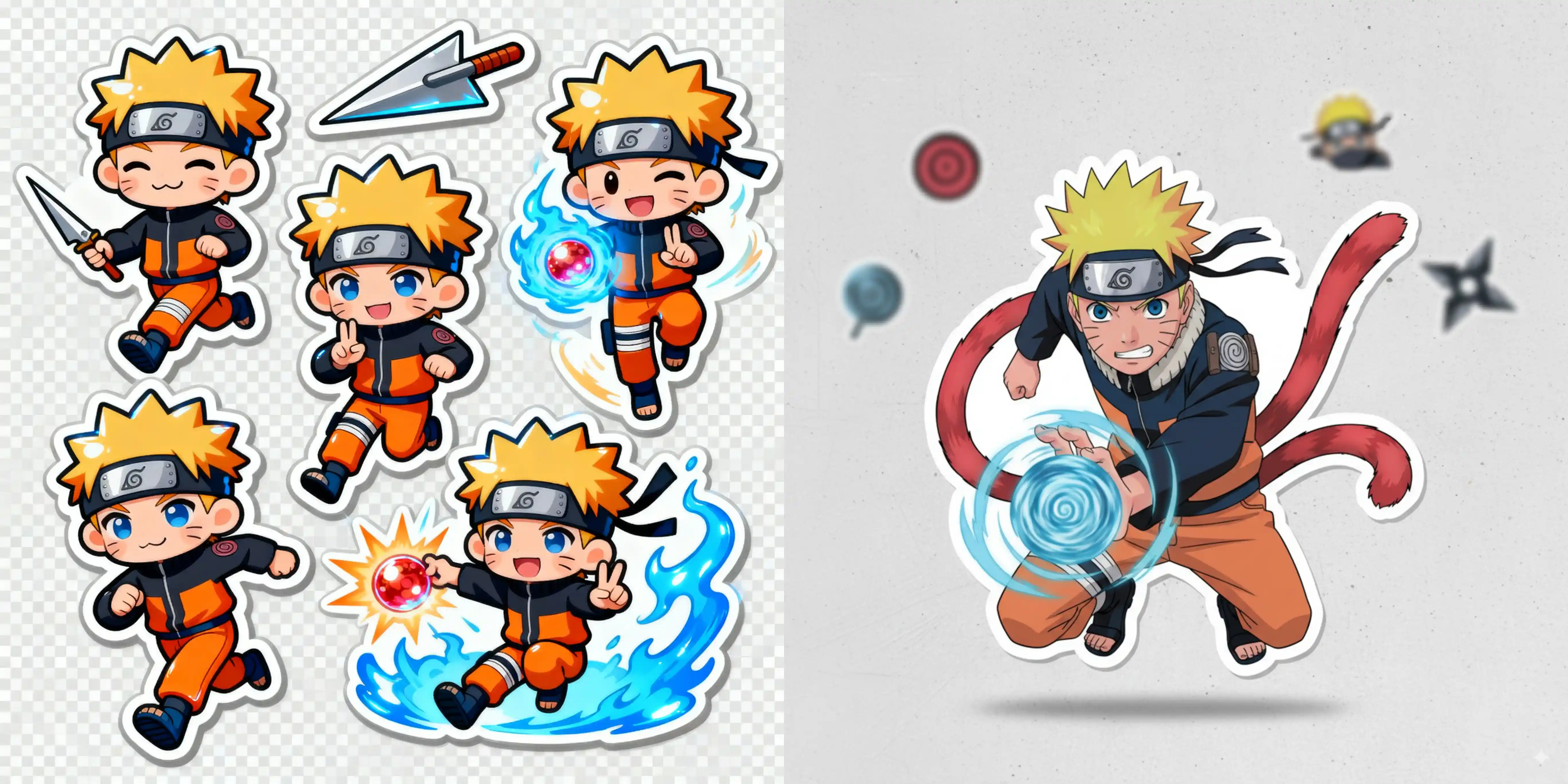 SeedDream Anime Sticker Collection: Naruto Edition