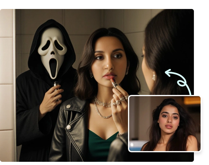 Haunted Mirror Scene from One Photo