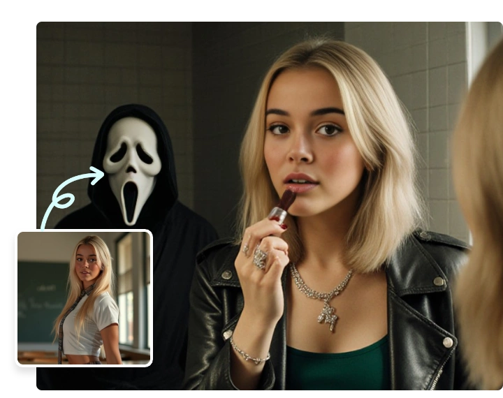 Face-Aware Horror Styling