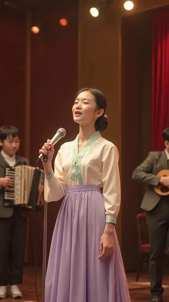 한국의 우아한 무대