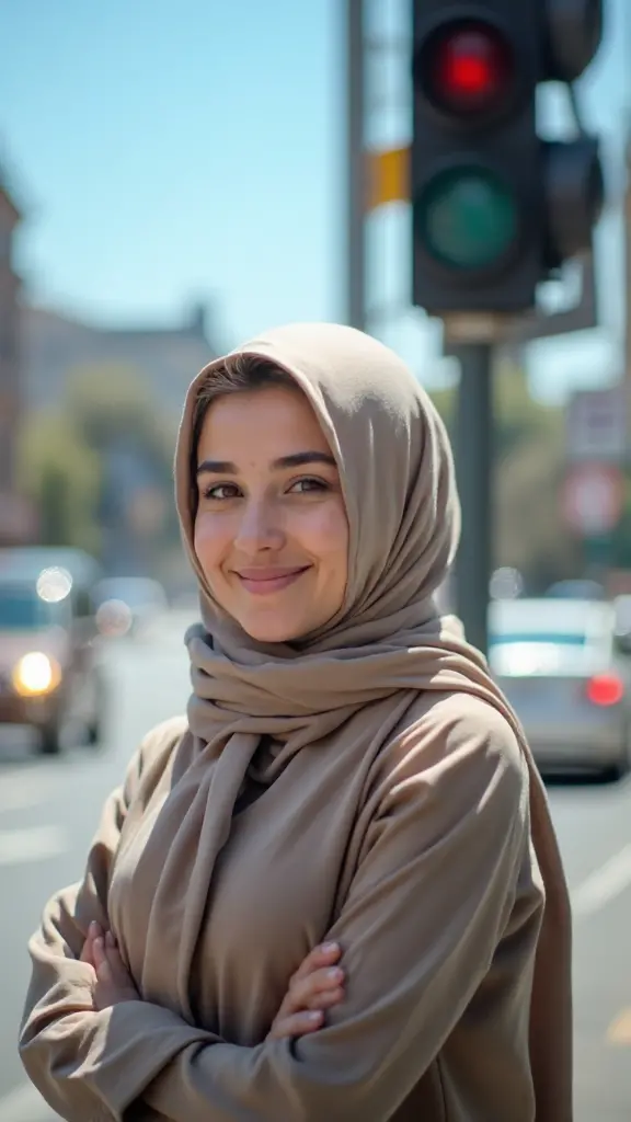 ابتسامة إشارة المرور