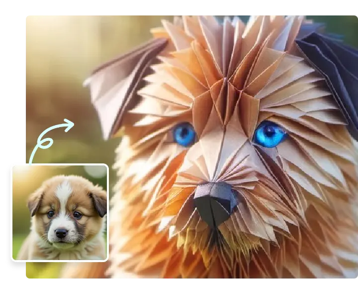 Vibrant Paper Folds