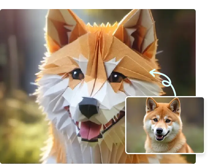 Custom Origami Pet Portraits