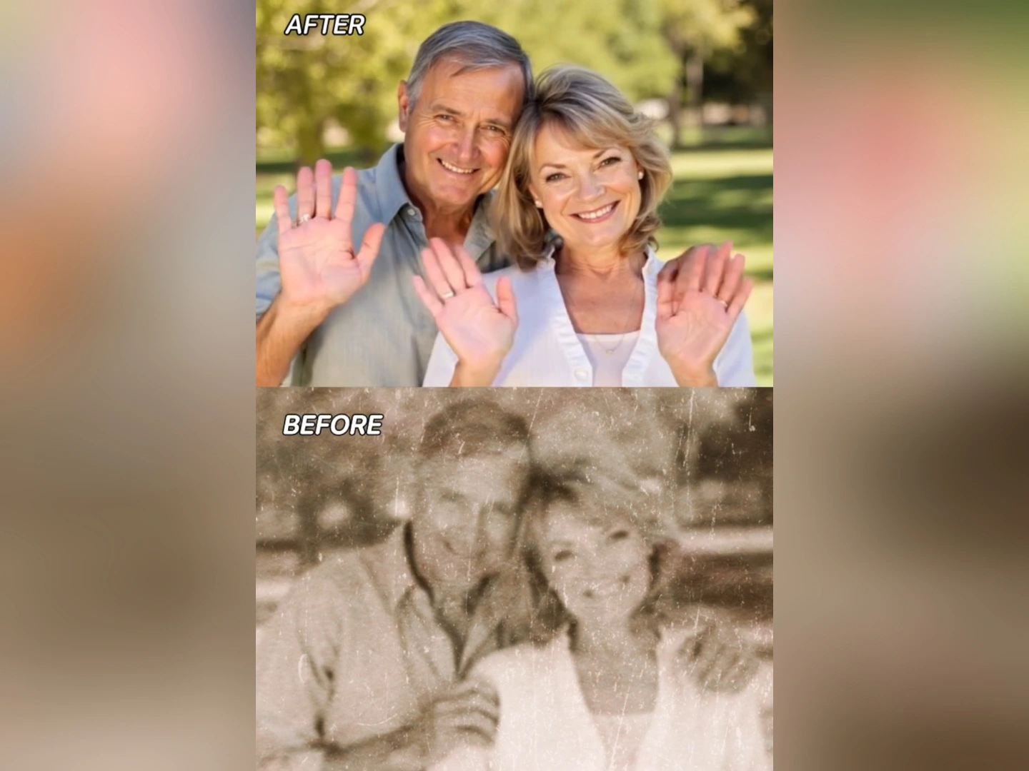 Realistic Animation of Old Photos