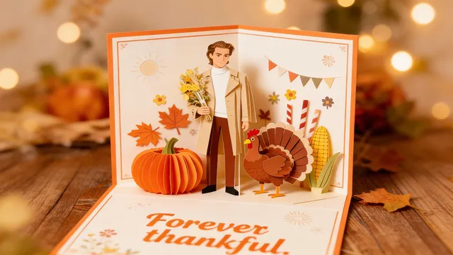 Folding greeting card