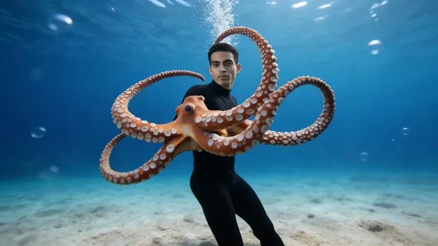 Hugging Octopus Octopus hug AI Filter – Upload Your Photo and See the Magic!
