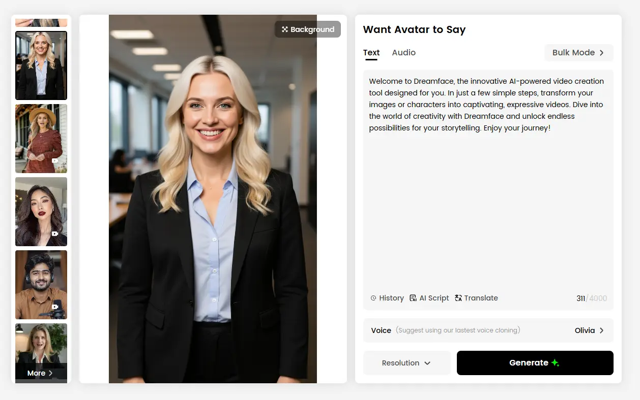 lifelike talking avatar videos