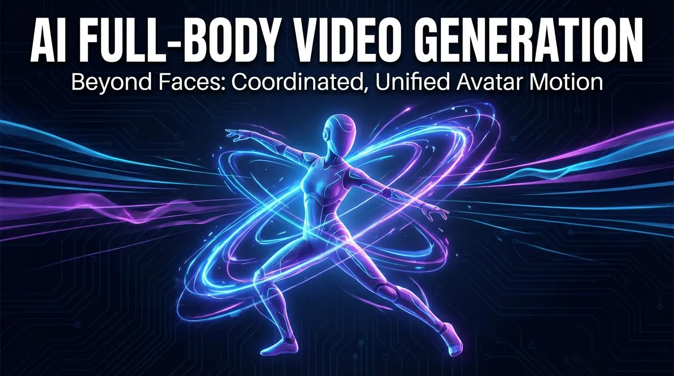 Which AI Avatar Generator Supports Full-Body Motion, Not Just Talking Heads?