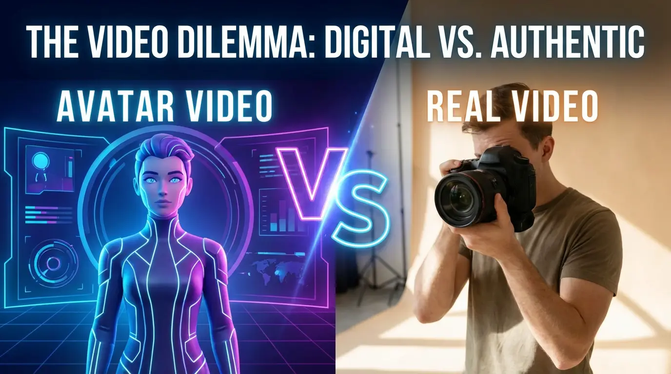 AI Avatar vs Real Video: Which One Should You Use?