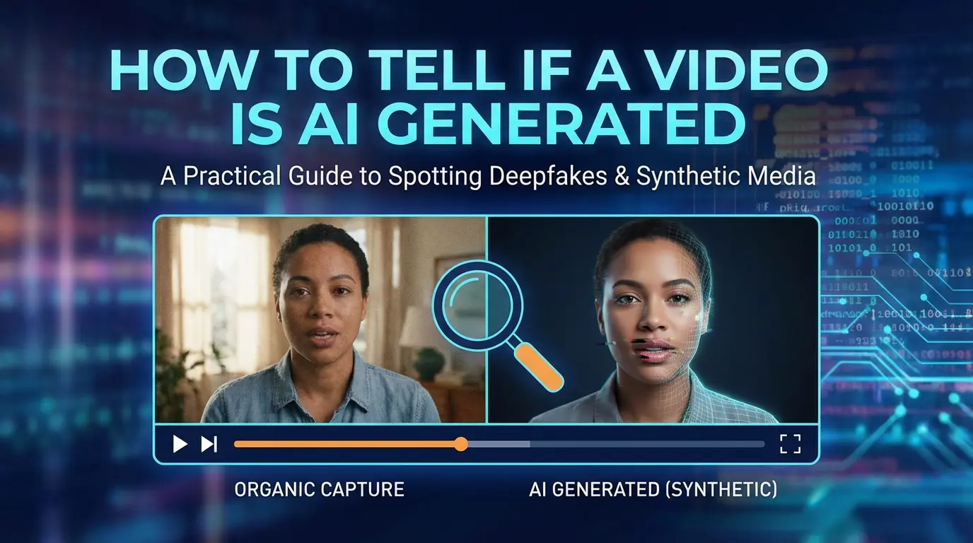 How to Tell If a Video Is AI Generated