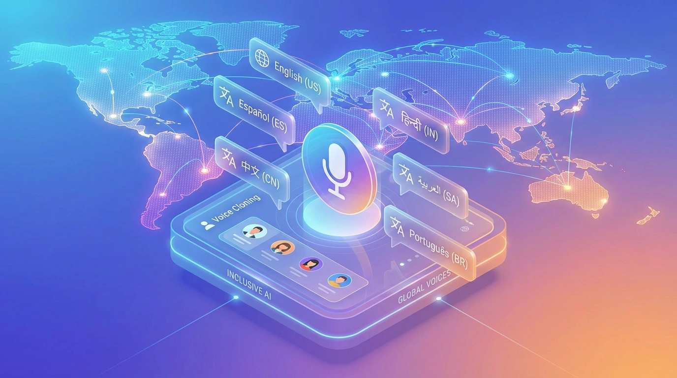 Voice Clone for 19-Language Dubbing