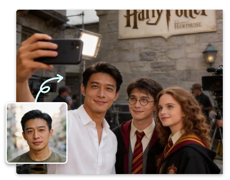 Cinematic Behind-the-Scenes Moment 